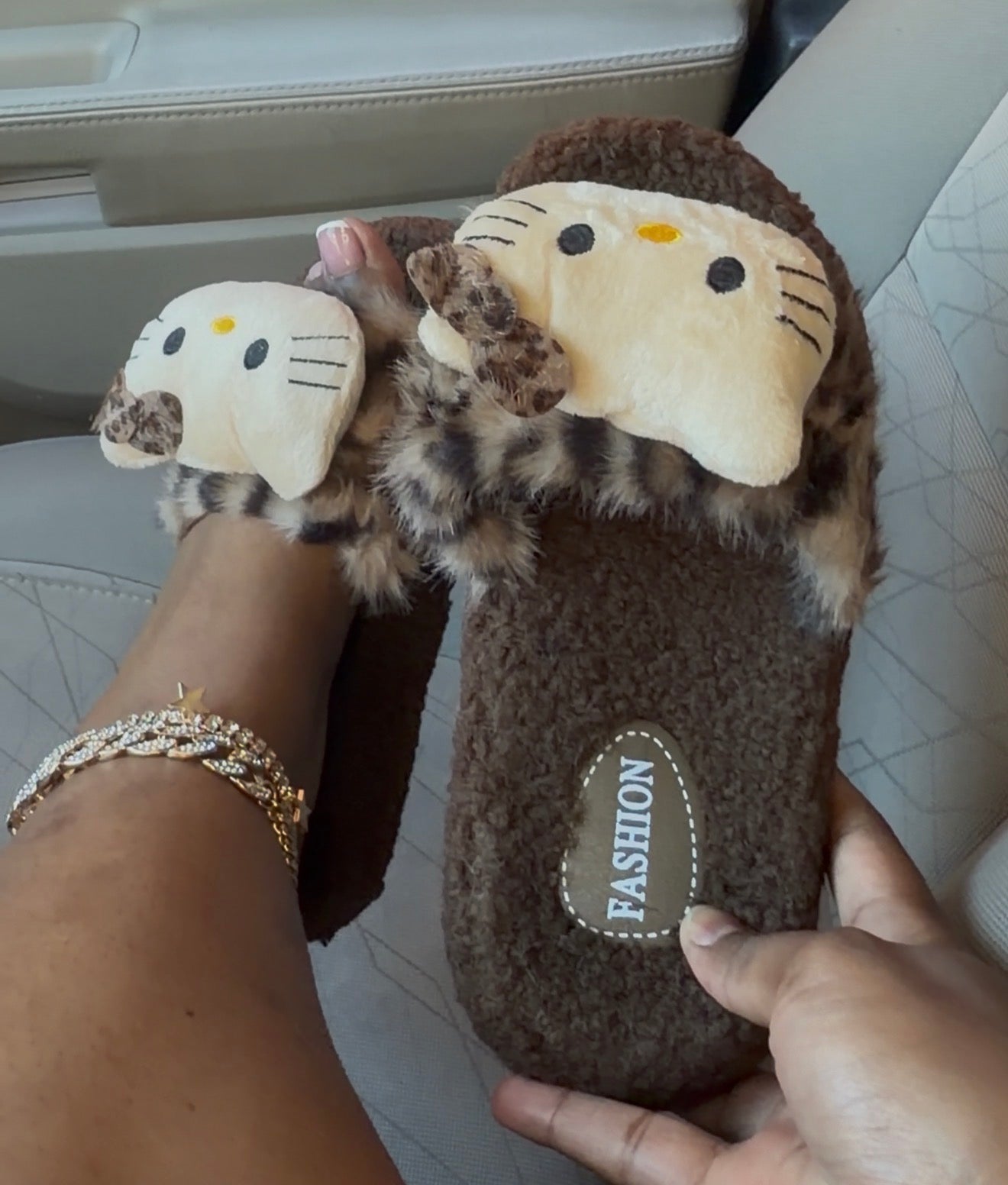 Leopard Print Slippers