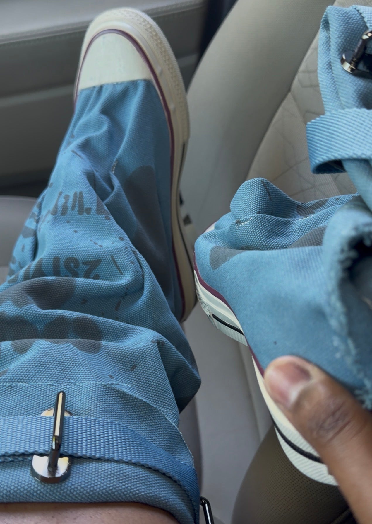 Denim Boots